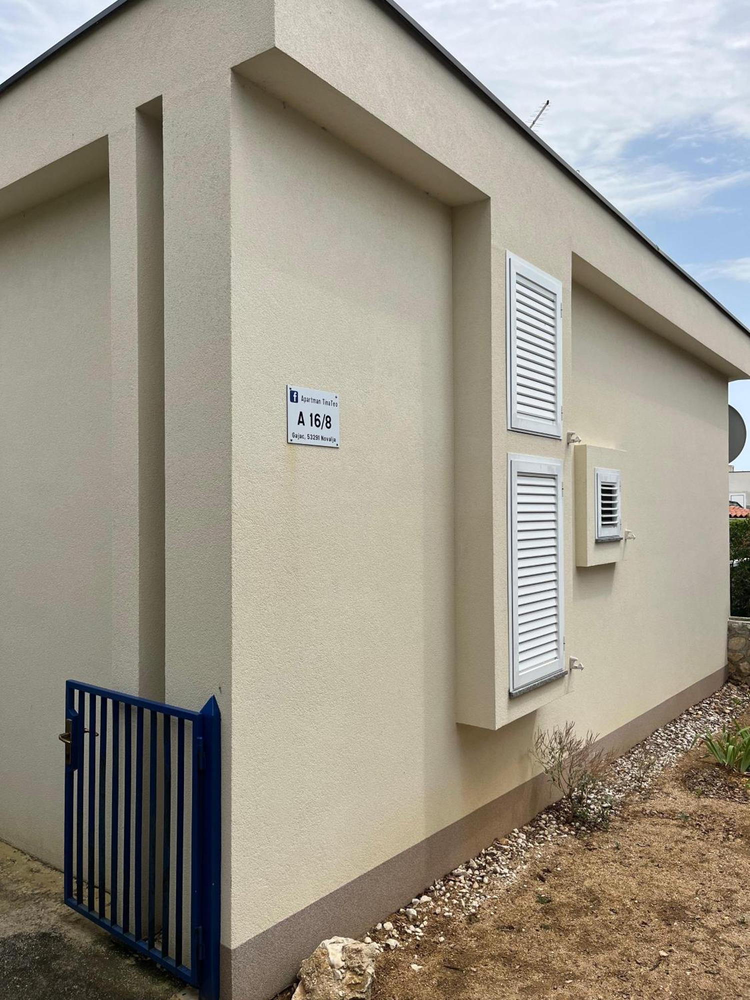 Apartment Tinateo, Gajac Novalja Kültér fotó